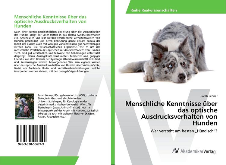 Produktbild: Menschliche Kenntnisse &uuml;ber das optische Ausdrucksverhalten von Hunden