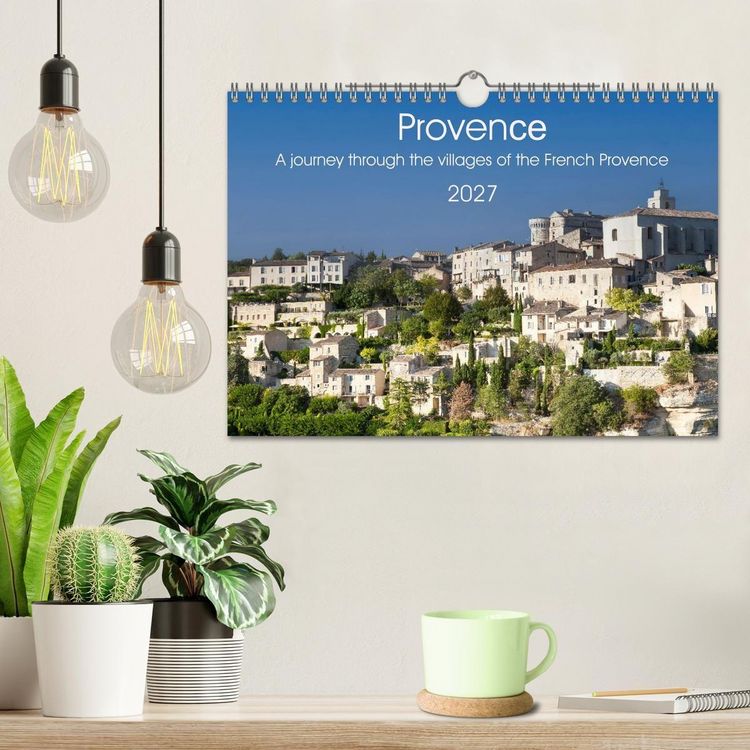 Produktbild: Provence. A journey through the villages of the French Provence (Wall Calendar 2027 DIN A4 landscape), CALVENDO 12 Month Wall Calendar