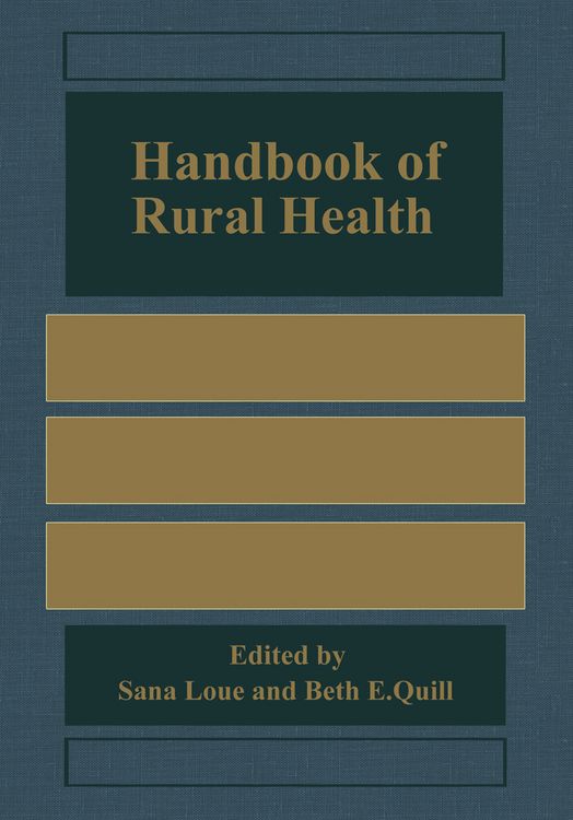 Produktbild: Handbook of Rural Health