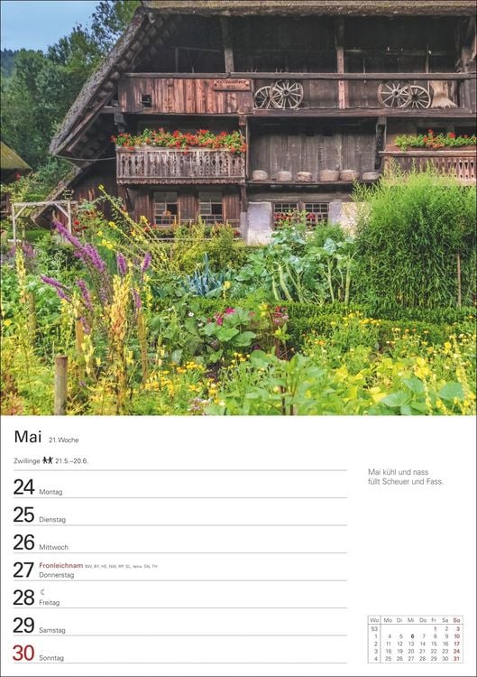 Produktbild: Auf dem Lande Wochenplaner 2027 - 53 stimmungsvolle Fotografien