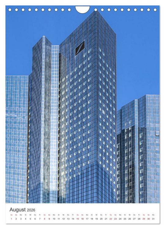 Produktbild: Frankfurt Turmvisionen (Wandkalender 2026 DIN A4 hoch), CALVENDO Monatskalender