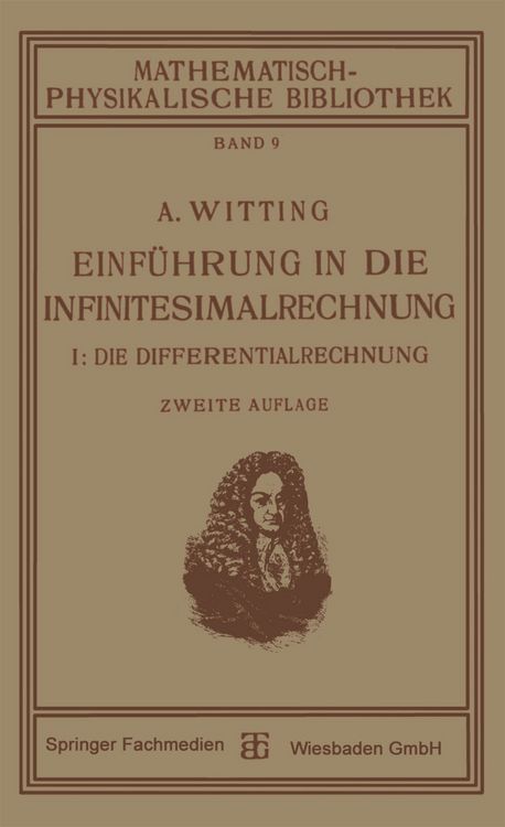 Produktbild: Einf&uuml;hrung in die Infinitesimalrechnung