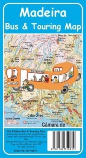 Produktbild: Madeira Bus and Touring Map
