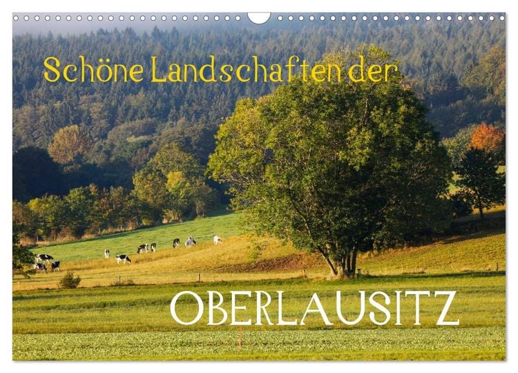 Produktbild: Sch&ouml;ne Landschaften der Oberlausitz (Wandkalender 2026 DIN A3 quer), CALVENDO Monatskalender