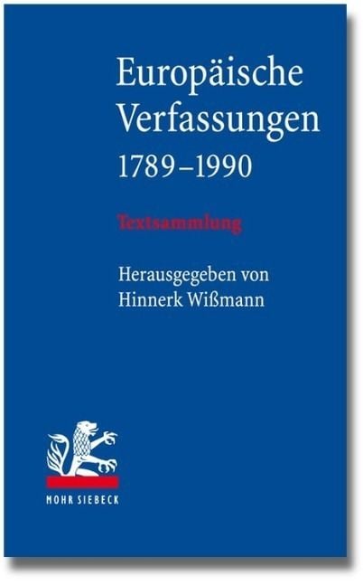 Produktbild: Europ&auml;ische Verfassungen 1789-1990