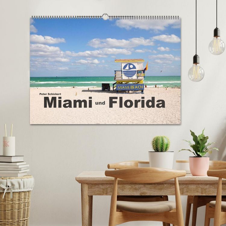 Produktbild: Miami und Florida (Wandkalender 2026 DIN A2 quer), CALVENDO Monatskalender