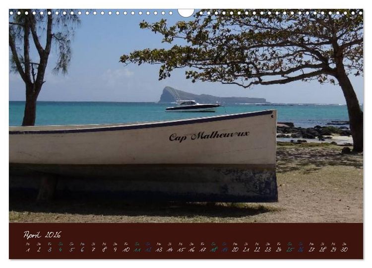 Produktbild: Indische Perle - Mauritius (Wandkalender 2026 DIN A3 quer), CALVENDO Monatskalender
