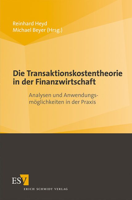Produktbild: Die Transaktionskostentheorie in der Finanzwirtschaft