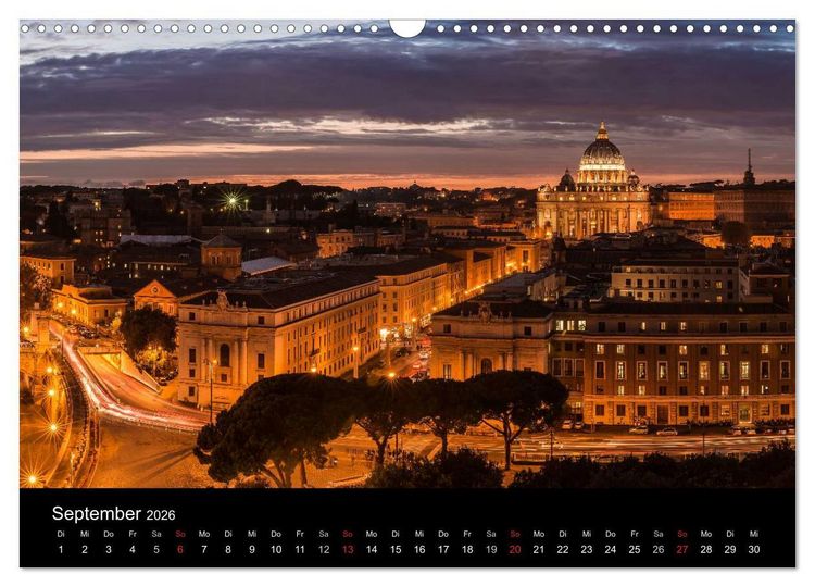 Produktbild: Rom - Impressionen aus der ewigen Stadt (Wandkalender 2026 DIN A3 quer), CALVENDO Monatskalender