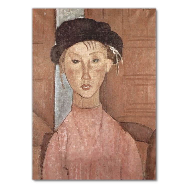 Produktbild: Lais Puzzle Amadeo Modigliani - M&auml;dchen mit Hut 500 Teile