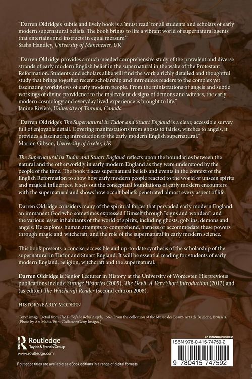 Produktbild: The Supernatural in Tudor and Stuart England