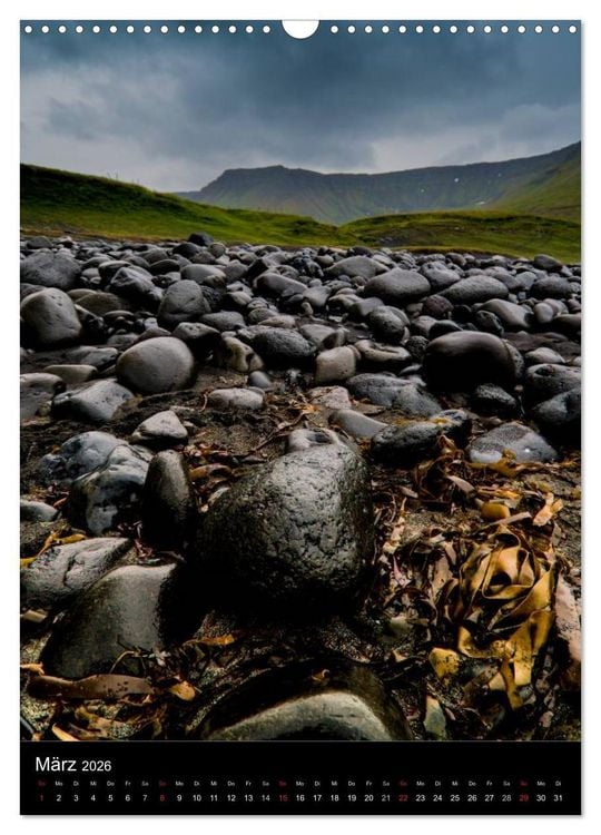 Produktbild: Island - Wundervolle Landschaften (Wandkalender 2026 DIN A3 hoch), CALVENDO Monatskalender