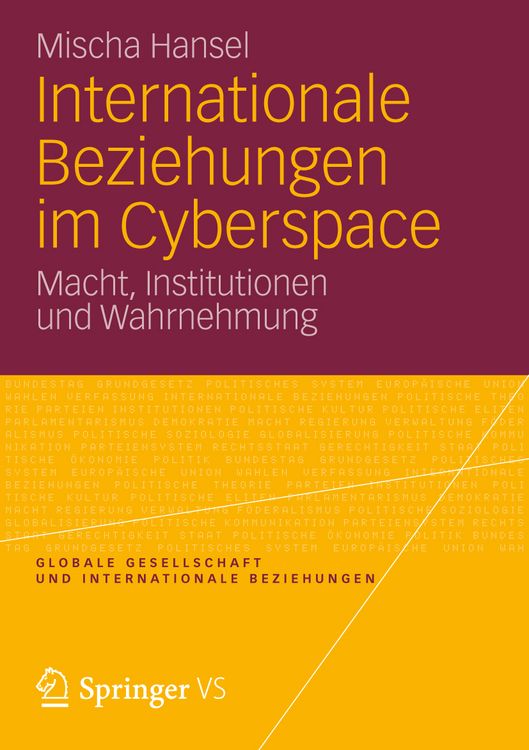Produktbild: Internationale Beziehungen im Cyberspace