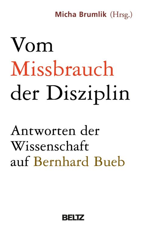 Produktbild: Vom Missbrauch der Disziplin