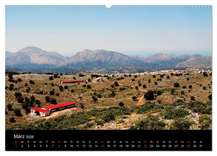 Produktbild: Insel Kreta (Wandkalender 2026 DIN A2 quer), CALVENDO Monatskalender