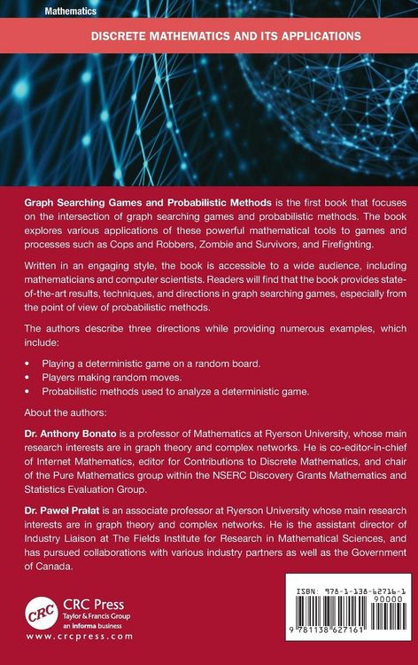 Produktbild: Graph Searching Games and Probabilistic Methods
