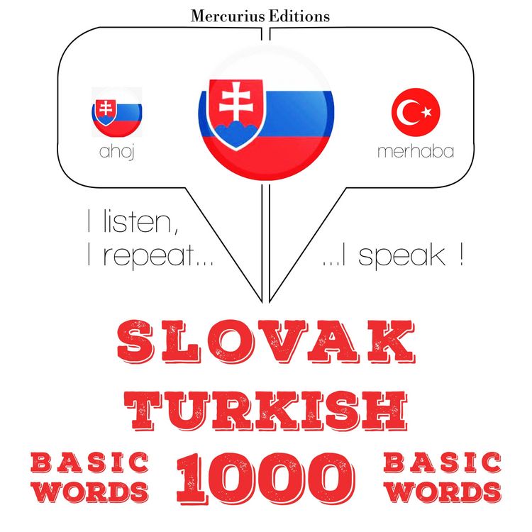 Produktbild: Slovensk&yacute; - Turkish: 1000 z&aacute;kladn&yacute;ch slov