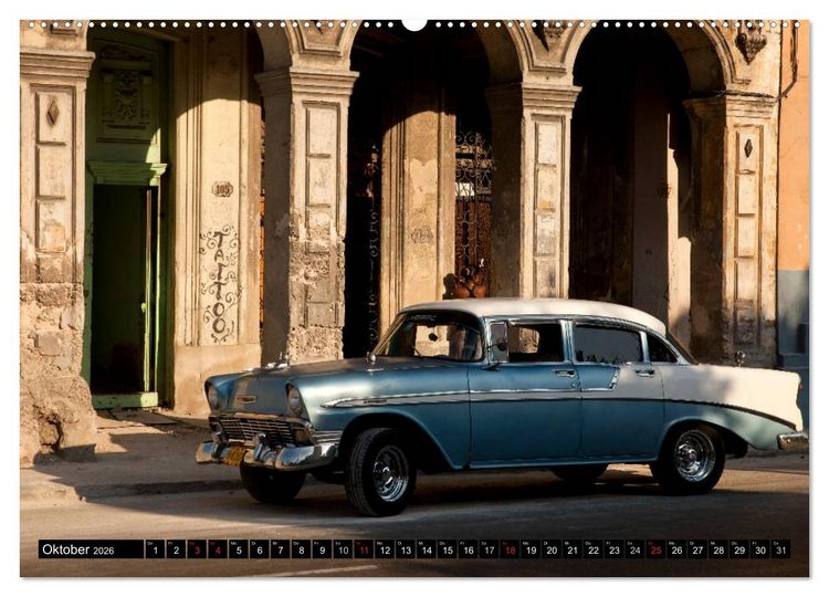 Produktbild: Classic Cars of Cuba (Wandkalender 2026 DIN A2 quer), CALVENDO Monatskalender