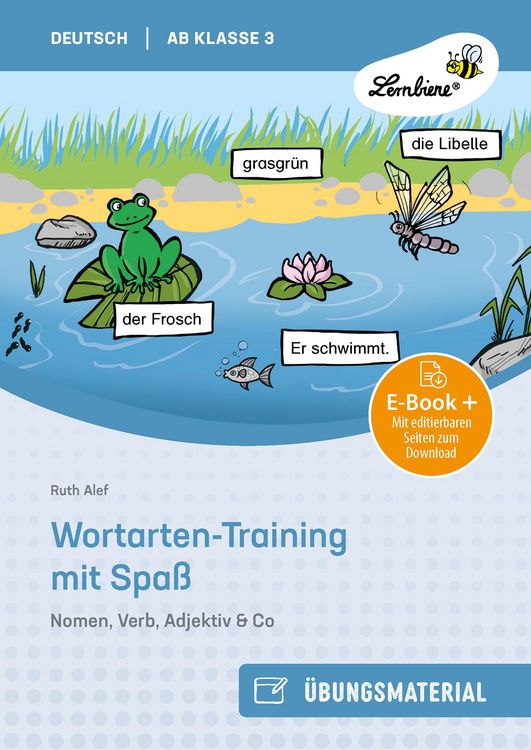 Produktbild: Wortarten-Training mit Spa&szlig; - Nomen, Verb,