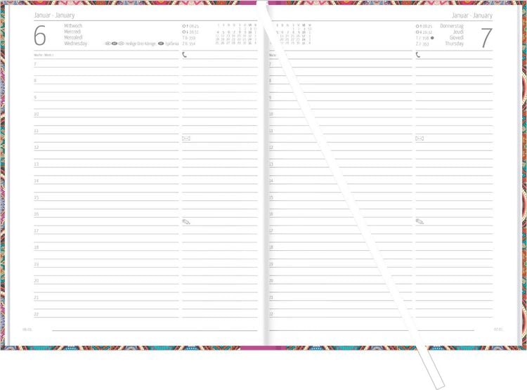 Produktbild: Buchkalender Style Oriental 2027