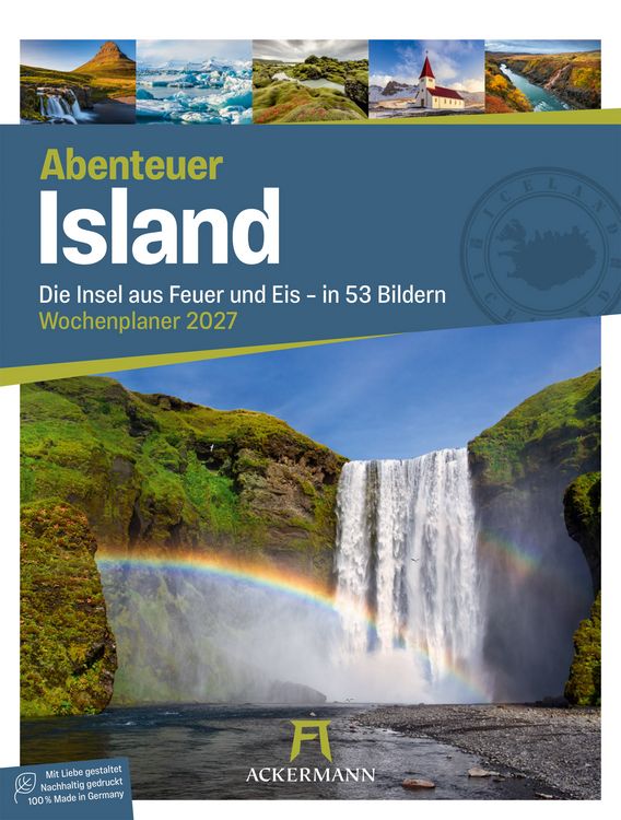 Produktbild: Island Wochenplaner Kalender 2027 | Die Insel aus Feuer und Eis