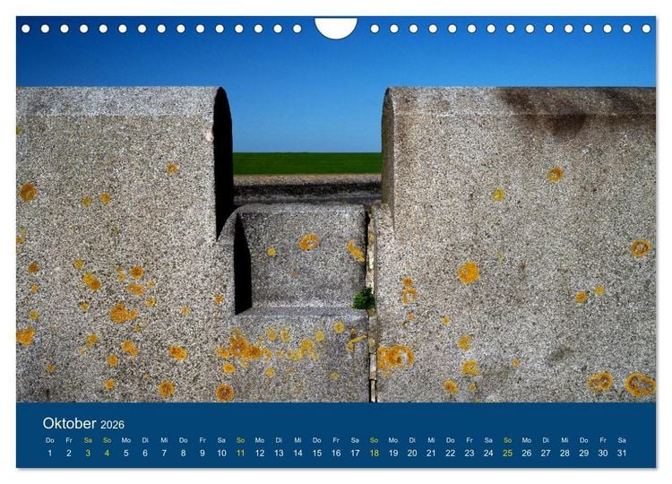 Produktbild: Die Nordmole in Wilhelmshaven. Historisches Relikt und Lieblingsort. (Wandkalender 2026 DIN A4 quer), CALVENDO Monatskalender