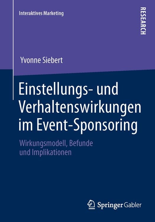 Produktbild: Einstellungs- und Verhaltenswirkungen im Event-Sponsoring