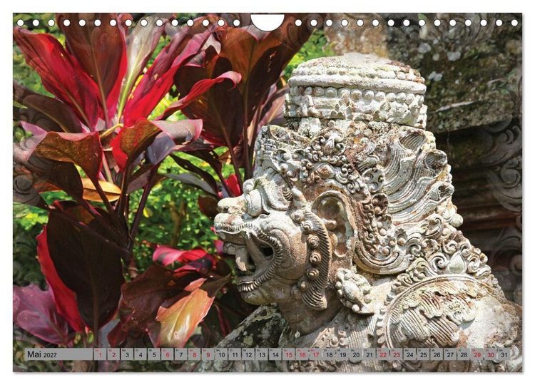 Produktbild: Bali - Tempelw&auml;chter und D&auml;monen (Wandkalender 2027 DIN A4 quer), CALVENDO Monatskalender