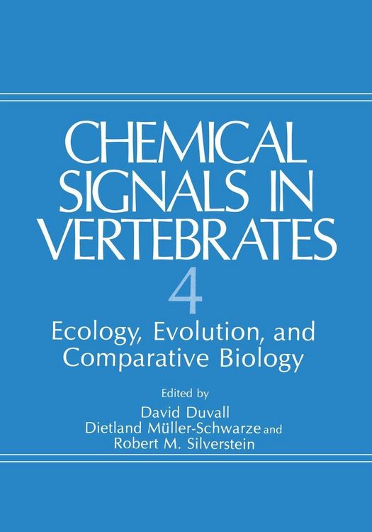 Produktbild: Chemical Signals in Vertebrates 4