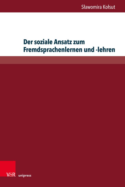 Produktbild: Der soziale Ansatz zum Fremdsprachenlernen und -lehren