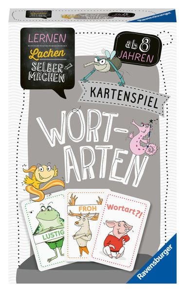 Produktbild: Lernen Lachen Selbermachen: Wortarten - Kartenspiel ab 8 Jahre