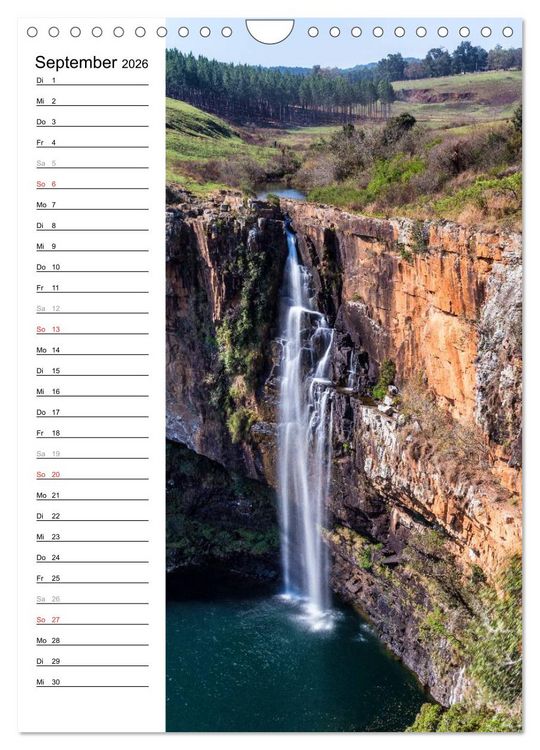 Produktbild: Faszination Wasserfall (Wandkalender 2026 DIN A4 hoch), CALVENDO Monatskalender