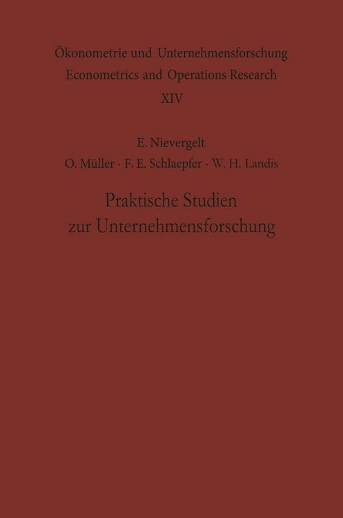 Produktbild: Praktische Studien zur Unternehmensforschung