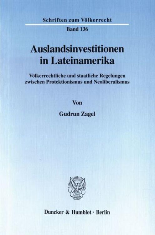 Produktbild: Auslandsinvestitionen in Lateinamerika.