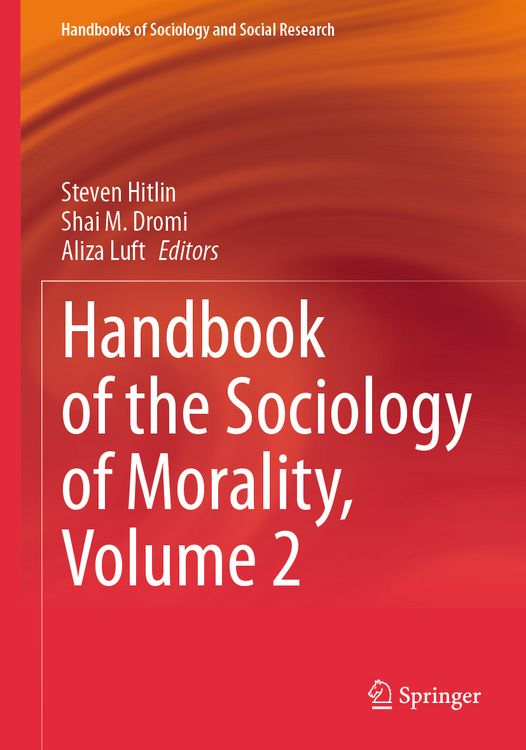 Produktbild: Handbook of the Sociology of Morality, Volume 2
