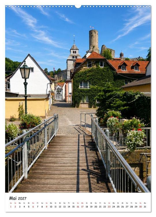 Produktbild: Burgstadt Eppstein (Wandkalender 2027 DIN A2 hoch), CALVENDO Monatskalender