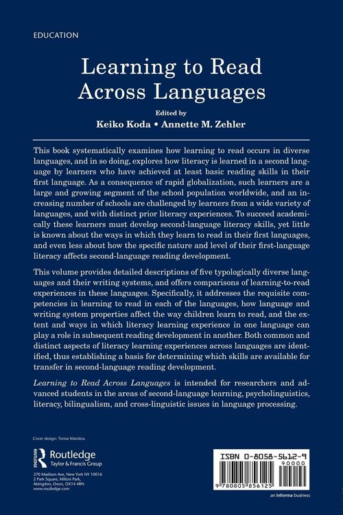 Produktbild: Learning to Read Across Languages