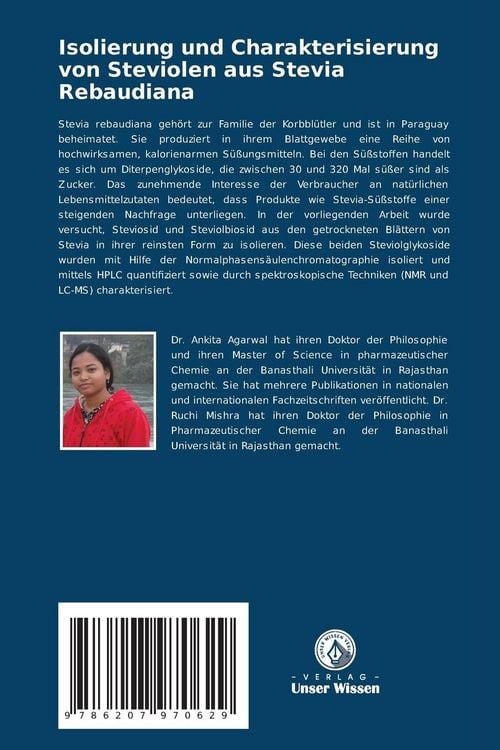 Produktbild: Isolierung und Charakterisierung von Steviolen aus Stevia Rebaudiana