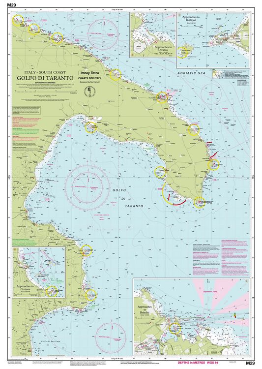 Produktbild: M29 Golfo di Taranto, Imray Chart