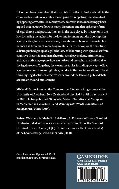 Produktbild: Narrative and Metaphor in the Law