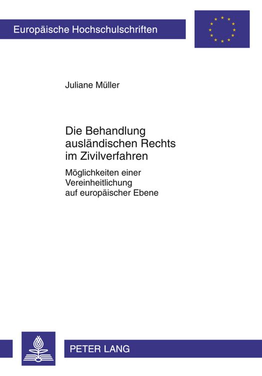 Produktbild: Die Behandlung auslaendischen Rechts im Zivilverfahren