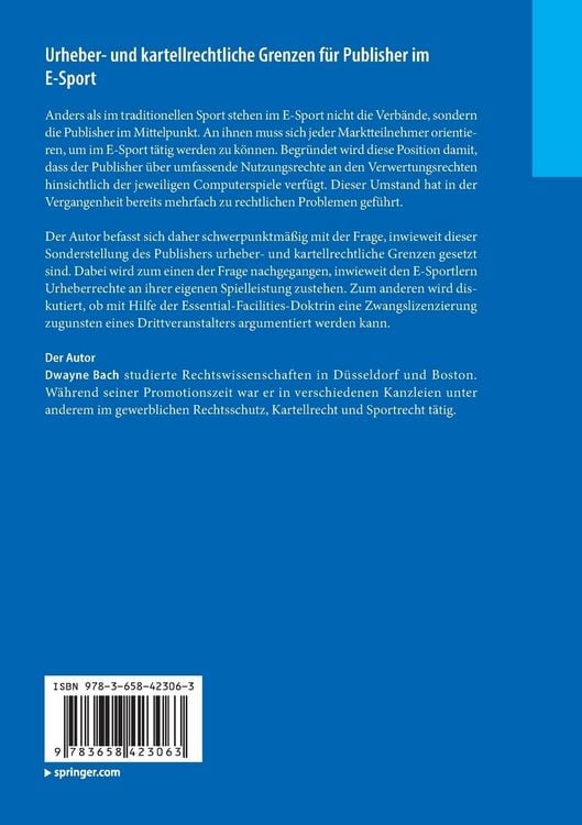 Produktbild: Urheber- und kartellrechtliche Grenzen f&uuml;r Publisher im E-Sport