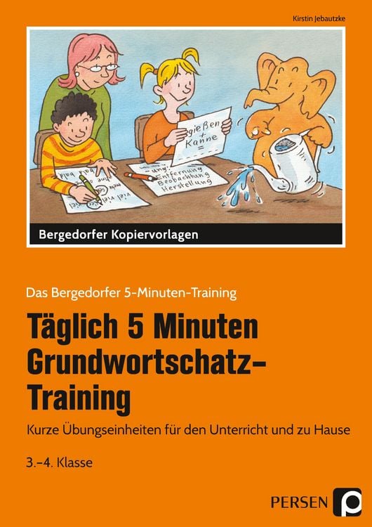 Produktbild: T&auml;gl. 5 Min. Grundwortschatz-Training - 3./4. Kl.