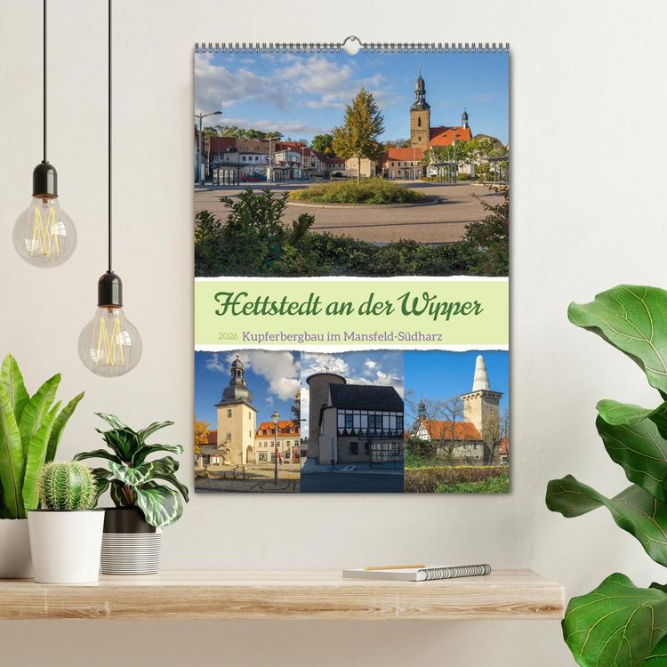 Produktbild: Die Stadt Hettstedt (Wandkalender 2026 DIN A2 hoch), CALVENDO Monatskalender