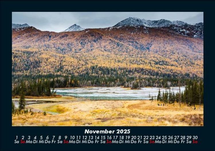 Produktbild: Landschaftskalender 2025 Fotokalender DIN A5