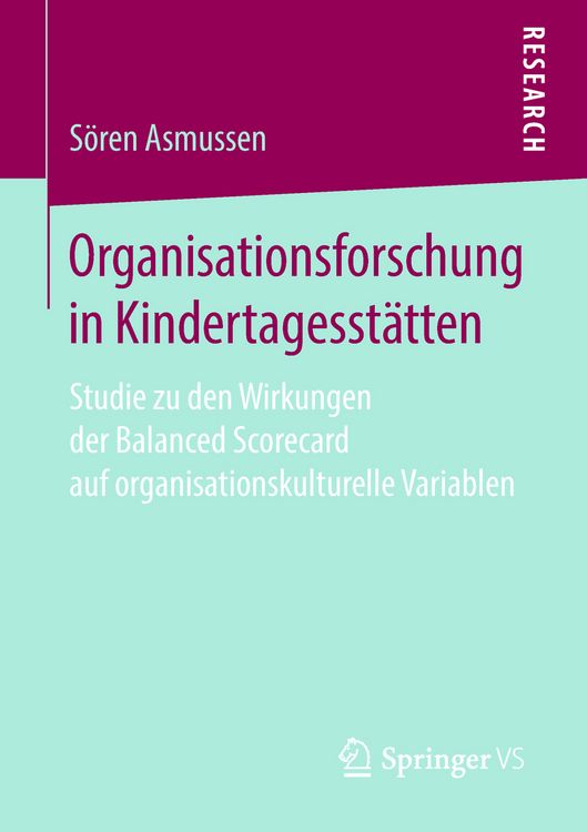 Produktbild: Organisationsforschung in Kindertagesst&auml;tten