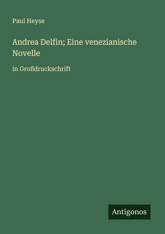 Produktbild: Andrea Delfin; Eine venezianische Novelle