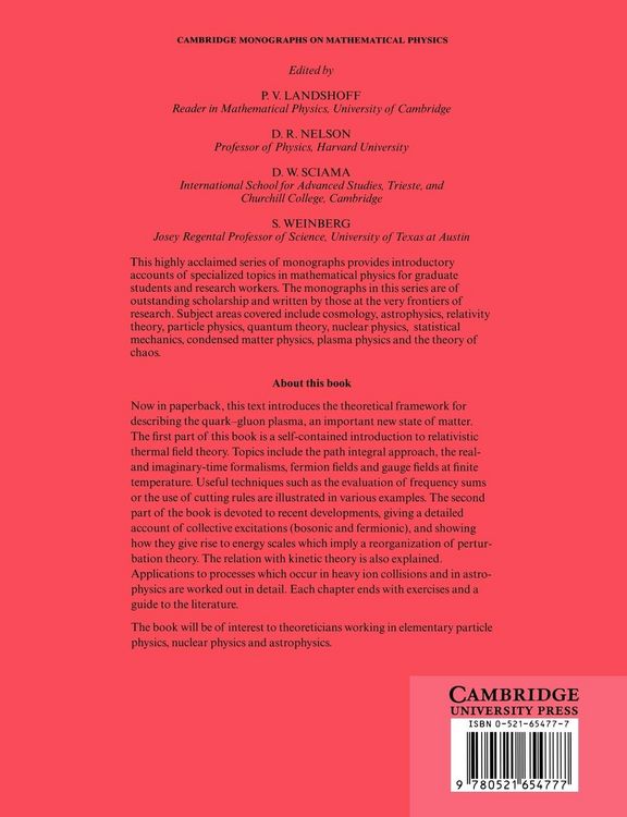 Produktbild: Thermal Field Theory