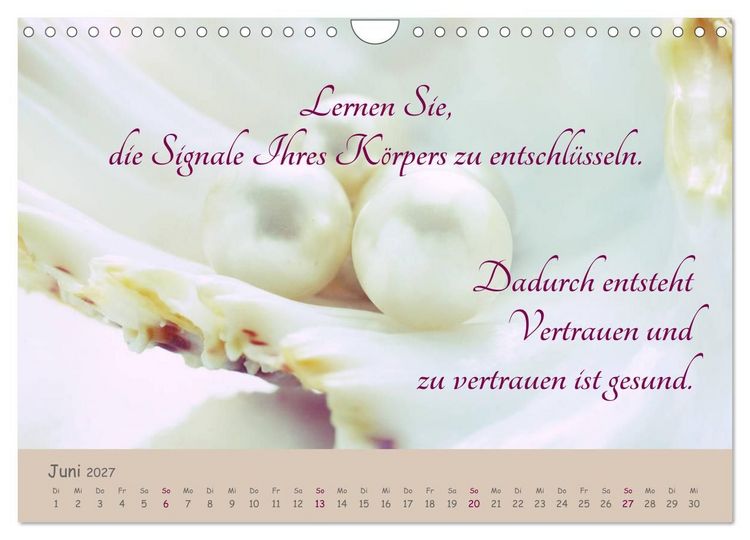 Produktbild: Innere Perlen (Wandkalender 2027 DIN A4 quer), CALVENDO Monatskalender