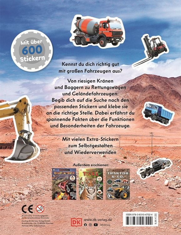 Produktbild: Sticker-Lexikon. Gro&szlig;e Fahrzeuge